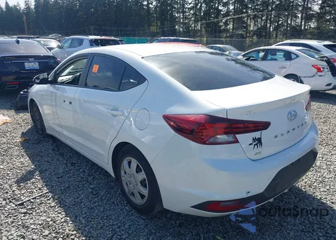 2019 Hyundai Elantra Se z USA, uszkodzony, nr VIN 5NPD74LF6KH484623